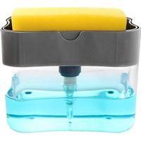 OEM Dispensador De Jab&oacute;n, Soporte Para Esponja De Fregadero, Dispensador De Jab&oacute;n Para Platos, Dispensador De Jab&oacute;n Para Utensilios De Cocina (gris Y Negr