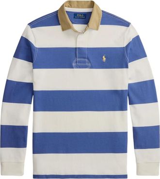 Polo Ralph Lauren Gestreept poloshirt met lange mouwen - Blauw