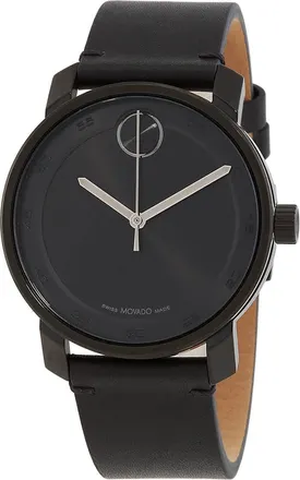 Movado Bold Access Quartz Black Dial Mens Watch 3600918