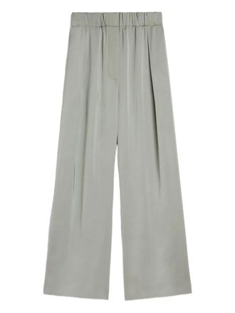 Jil Sander elasticated-waist trousers - women - Viscose - 32 - Grey