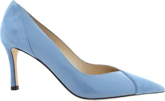 Jimmy Choo London Cass 75 Mixed Leather Pumps, Brand Size 34.5 ( US Size 4.5 )