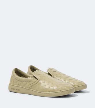 Bottega Veneta Zapatillas Sawyer Intrecciato de piel