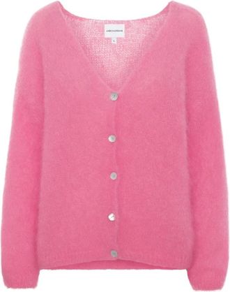 Americandreams Cornelia LS Cardigan - Dames - Vesten - Roze - XL - Wol - Truien & Vesten
