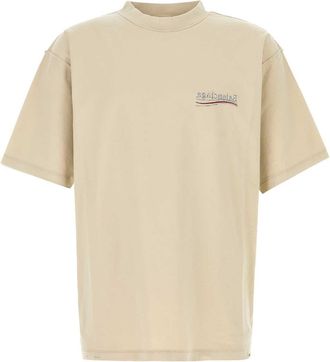 Balenciaga Beige Cotton Oversize T Shirt