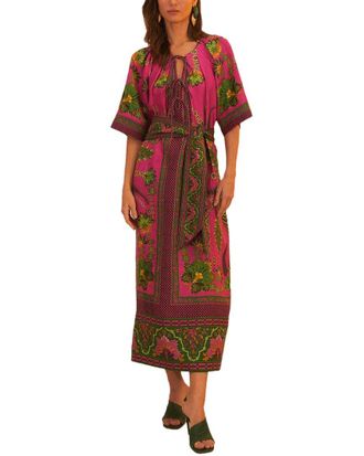 Farm Rio Farm Rio Linen Maxi Dress