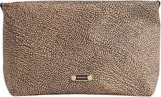 Borbonese Beauty Case Large - Dames - Portefeuilles - Beige - ONE Size - Polyester - Accessoires