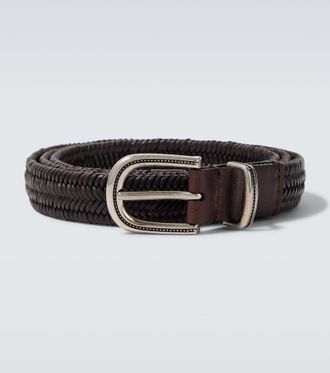 Brunello Cucinelli Woven leather belt