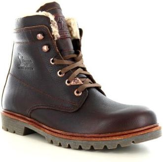 Panama Jack Heren P03 Aviator C23 Kastanjebruine Waterdichte Leren Enkellaarsjes
