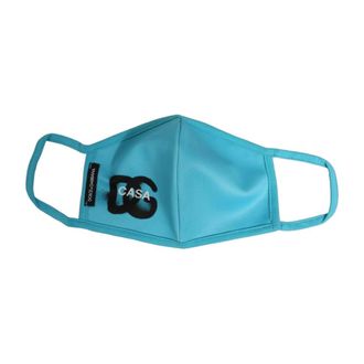 Dolce & Gabbana Casa Mondkapje - Heren - Accessoires - Blauw - Maat: ONE Size