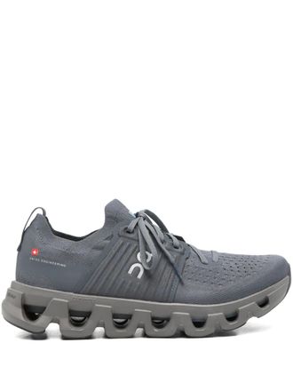 On Running lace-up sneakers - men - Fabric/Fabric/Rubber - 10.5 - Grey