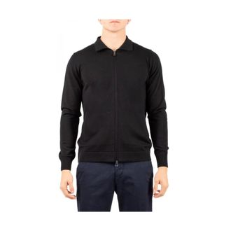 Ferrante Heren, Truien, Zwart, Maat: S Wol