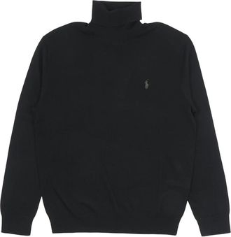 Polo Ralph Lauren Turtleneck Trui - Heren - Coltruien - Zwart - XL - Wol - Truien & Vesten
