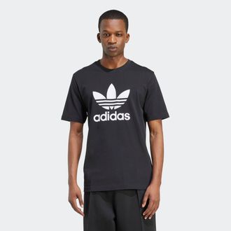 adidas T-Shirt ADIDAS ORIGINALS TREFOIL T-SHIRT, Herren, Gr. L, pink (schwarz, lucid pink), Obermaterial: 100% Baumwolle, normal, Rundhals, Shirts T-Shirt, r