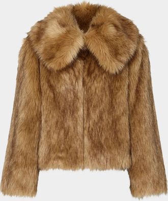 Milly Remy Faux Fur Jacket