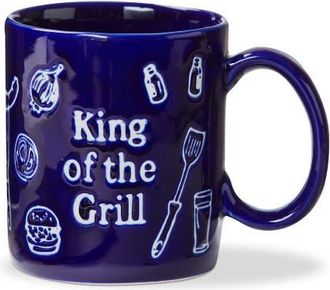 Tag King Of The Grill Mug Blue Stoneware Summer at Nordstrom