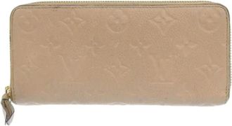 Louis Vuitton Pre-owned Wallets, female, Beige, Size: ONE SIZE Pre-owned Canvas Wallet