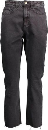 Desigual Zwarte Katoenen Dames Jeans - Dames - Slim Fit Jeans - Zwart - XL - Katoen - Jeans