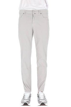 Jacob Cohen Grey Scott Saffiano Cotton Pants