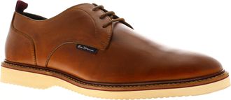 Ben Sherman Mens Shoes Smart Hunky Derby Leather brown - Size UK 11