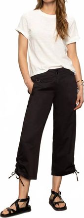 Sanctuary Utility Capri In Black