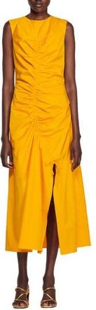 Sandro Rosie Midi Dress in Orange Acide at Nordstrom Rack, Size 1 (Fits Like 2-4 Us) / 36 Eu