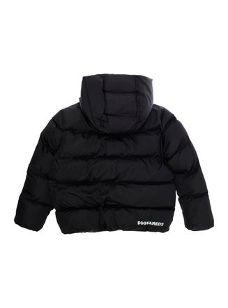 Dsquared2 Puffed Polyamide Tech Down Jacket - Black