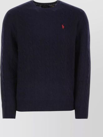 Polo Ralph Lauren cashmere wool cable knit crewneck jumper