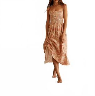 BTB Los Angeles Cleo Dress In Coral Medley