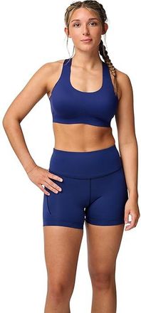Brooks Dare Cross-Back Run Bra 2.0 Womens Bra Midnight : 32DD/E, Spandex/Nylon