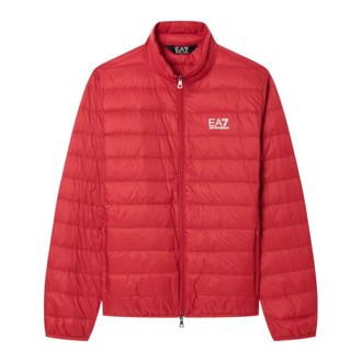 Emporio Armani Down Jacket - Heren - Gewatteerde jassen - Rood - M - Jassen