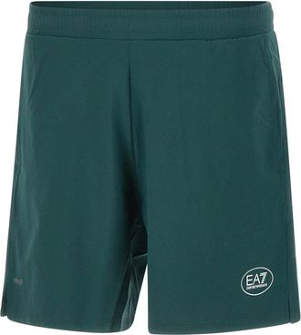 Emporio Armani Emporio Armani Ea7, Korte Broeken, Heren, Groen, S, Tennis Pro Shorts