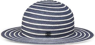 Maison Michel Cappello a righe Marsha - Blu