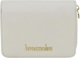 Braccialini Kleine Leren Portemonnee - Dames - Portefeuilles - Grijs - ONE Size - Leer - Accessoires