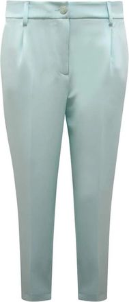 Blugirl Stijlvolle Broek Gemaakt in Itali&euml; - Dames - Slim Fit Broeken - Blauw - M - Broeken