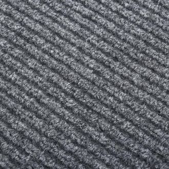 Berkfield Home Dirt Trapper Carpet Runner 100x500 cm Grey | Size: 100 cm diameter