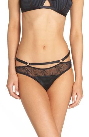 Dita Von Teese Madame X G-String Thong in Black at Nordstrom, Size 12 Us