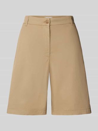 Tommy Hilfiger Relaxed Fit Chinoshorts aus Baumwoll-Mix in Beige, Gr&ouml;&szlig;e 36
