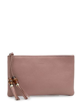 Gucci 2016-2025 Calfskin Bamboo clutch bag - Pink