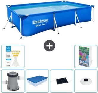 Bestway Piscina Bestway Steel Pro Rectangular - 300x201x66 Cm - 7-piezas S328