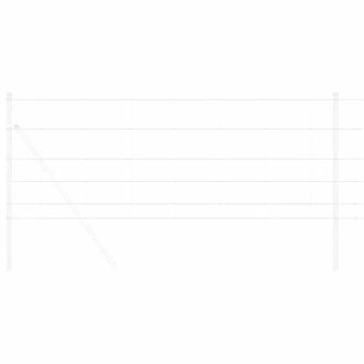 Berkfield Home Modern Field Fence 0.8x100 m Galvanised Steel in Silver