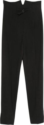 Emporio Armani Slim-fit Broeken - Dames - Slim Fit Broeken - Zwart - M - Broeken