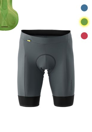 Gonso Fahrradhose GONSO SITIVO M, Damen, Gr. 4XL, Normalgr&ouml;ssen, grau (hellgr&uuml;n), 65% Polyamid, 35% Elasthan, Hosen Fahrradhose, Herren Radhose, Radlerhose 