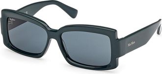 Max Mara MM0140 96N Womens Sunglasses Green Size 57