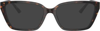 Jimmy Choo London 0jc3008 Oversized Tortoiseshell Square Frame Sunglasses