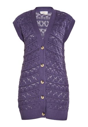 Usha Waistcoat Dames paars