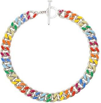 Fry Powers Rainbow Chunky Chain Collar Necklace at Nordstrom
