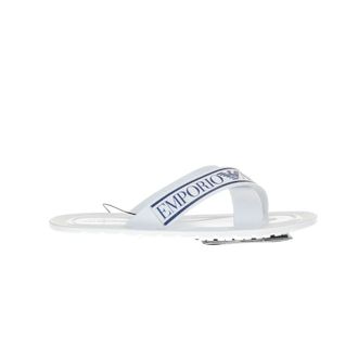 Emporio Armani Flat Sandalen - Heren - Sandalen - Wit - 42 EU - Schoenen