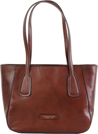 The Bridge Klassieke Marrone Shopper Tas Donna - Dames - Schoudertassen - Bruin - ONE Size - Katoen - Tassen