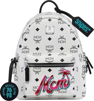 MCM x Snipes Zaino Stark - Bianco