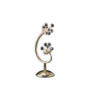 Netlighting Octavia Table Lamp 2 Light G4 French GoldCrystal NOT LEDCFL Compatible in Gold